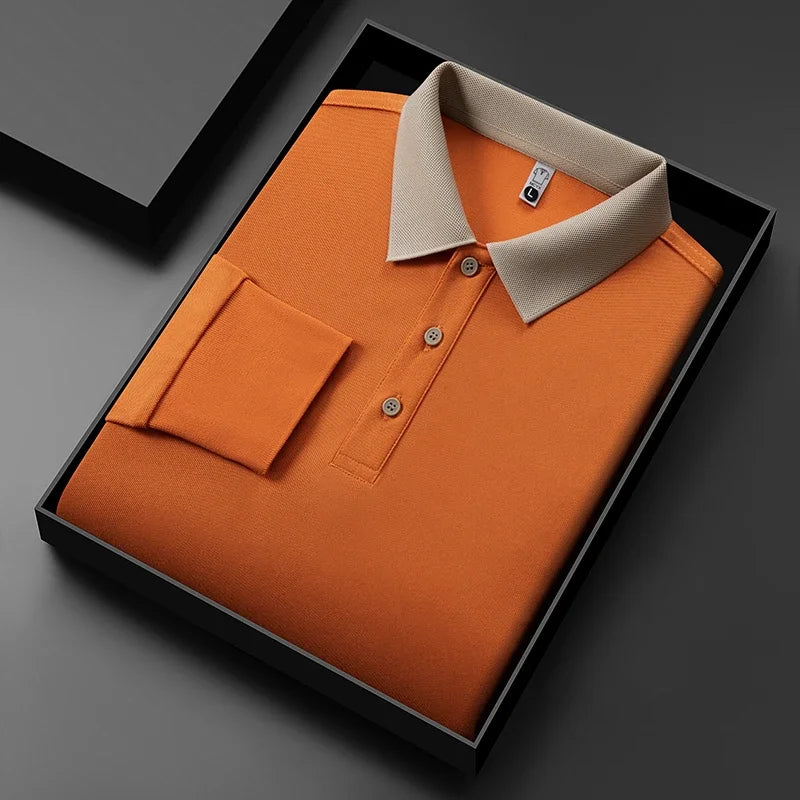 Nolan Contrast Collar Polo