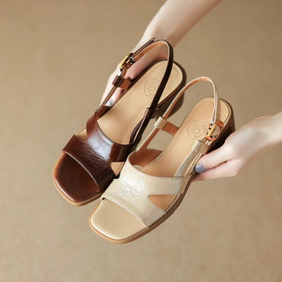 Vera Square-Toe Sandals