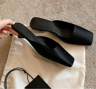 Lisa  Satin Mules