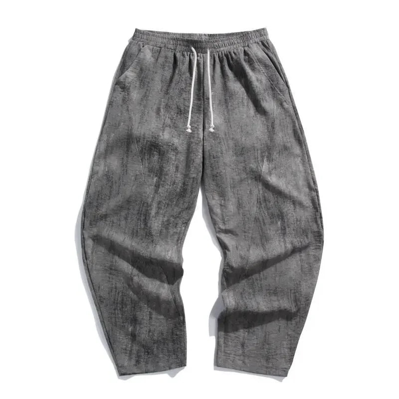 Haruto Japanese Street Wide-Leg Pants – Men’s Cool-Touch