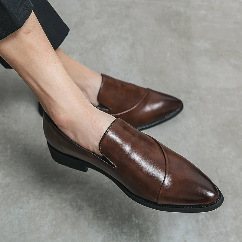 Ethan Leather Dress Loafers