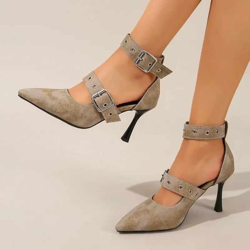 Alessia Strap Heel Stiletto Sandals