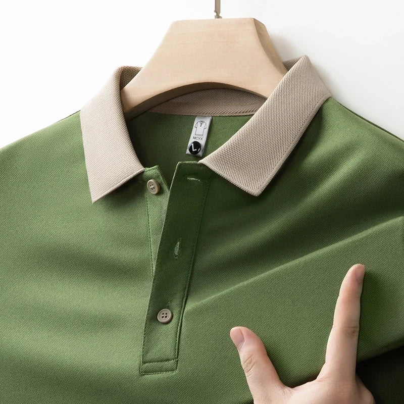 Nolan Contrast Collar Polo