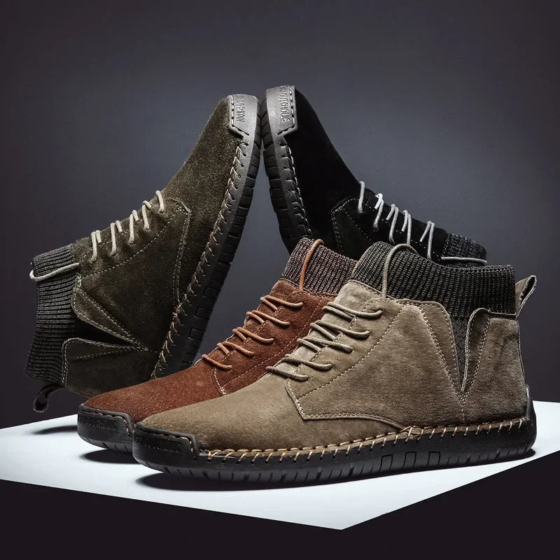 Luca Suede Mid-Top Boots