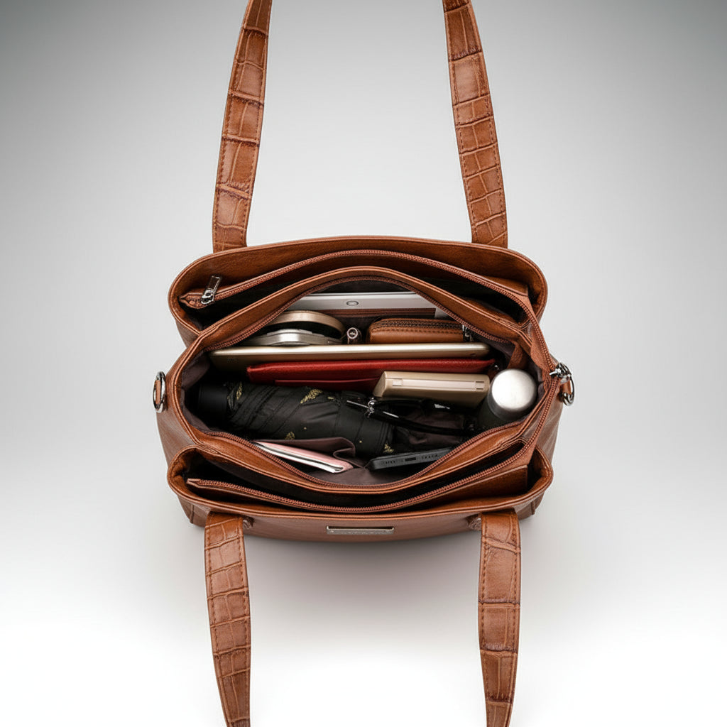 Élodie Leather Shoulder Bag