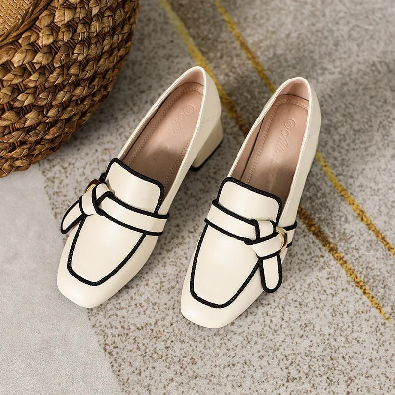 Vittoria Square-Toe Pumps