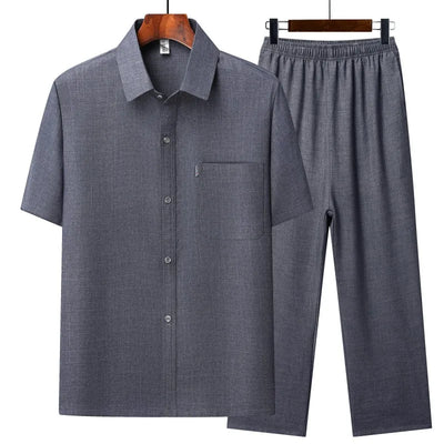 Ren Linen Set – Men’s Two-Piece Summer Comfortwear