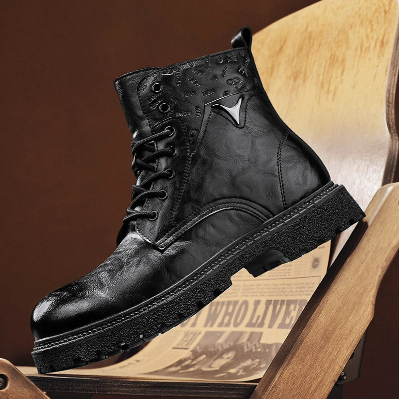 Marco Leather Ankle Boots