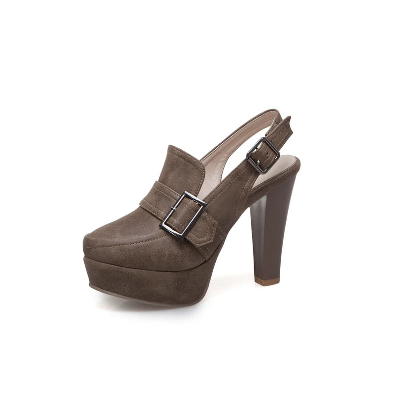 Monaco Platform Slingback Heels