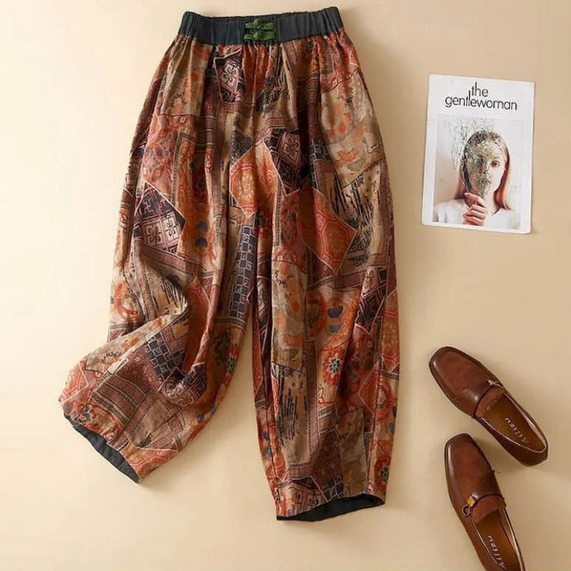 Bianca Floral Linen Bloomers
