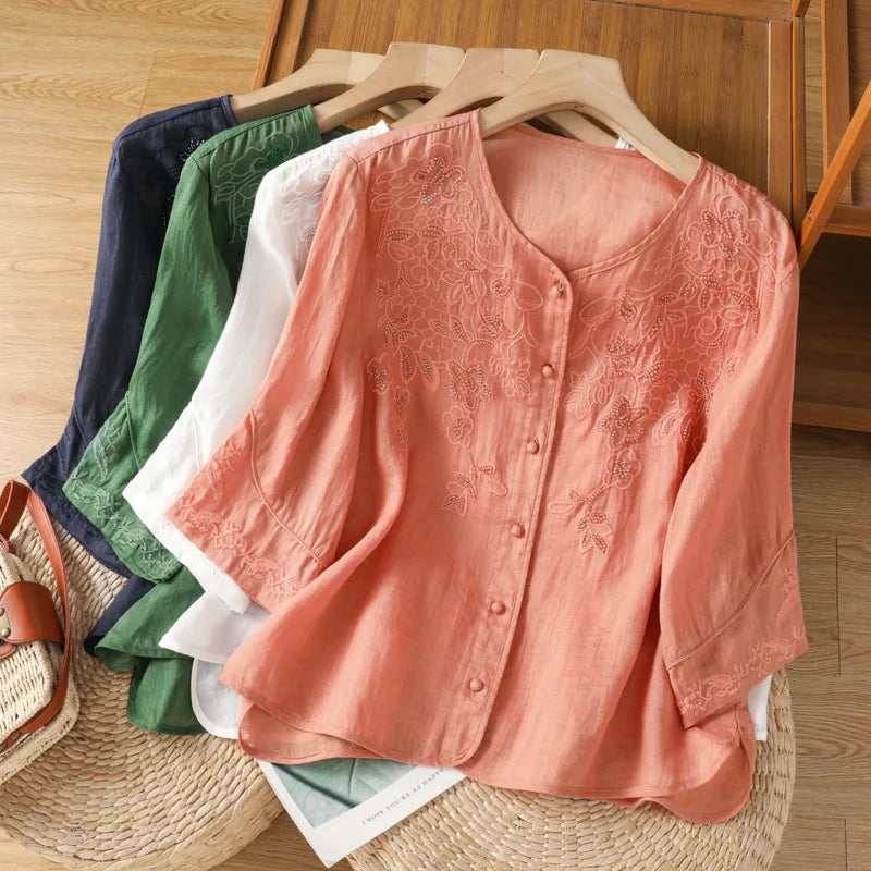 Lucia Embroidered Shirt