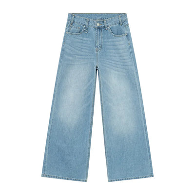Eli Cotton Baggy Jeans - Men’s Light-Wash Summer Fit