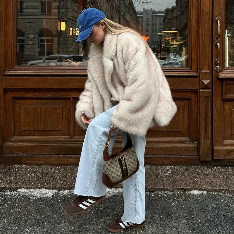 Luma Oversized Fur Coat