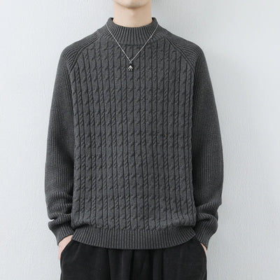 Matteo Premium Wool Textured Pullover