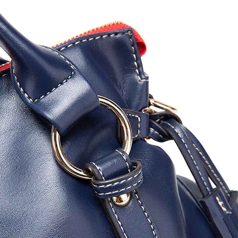 Milano Polished Leather Tote Bag
