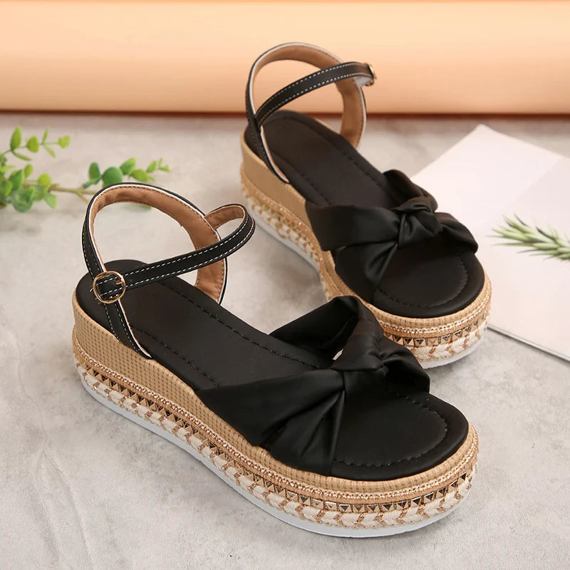 Serena Boho Wedge Sandals
