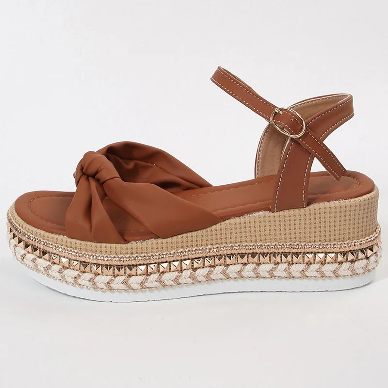 Serena Boho Wedge Sandals