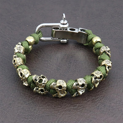 Knox Skull Woven Bracelet