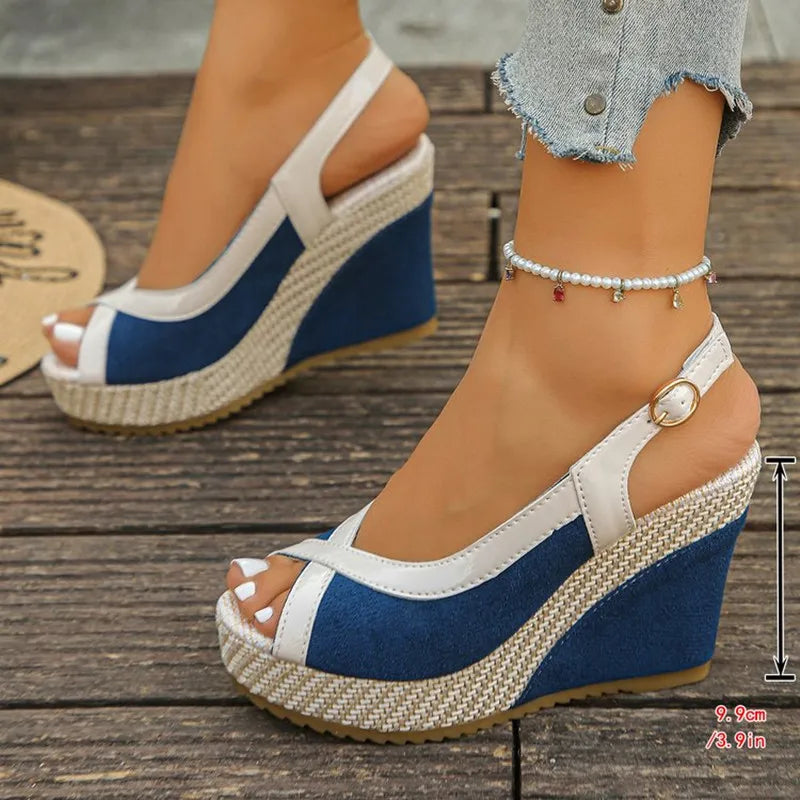 Elise Wedge Sandal