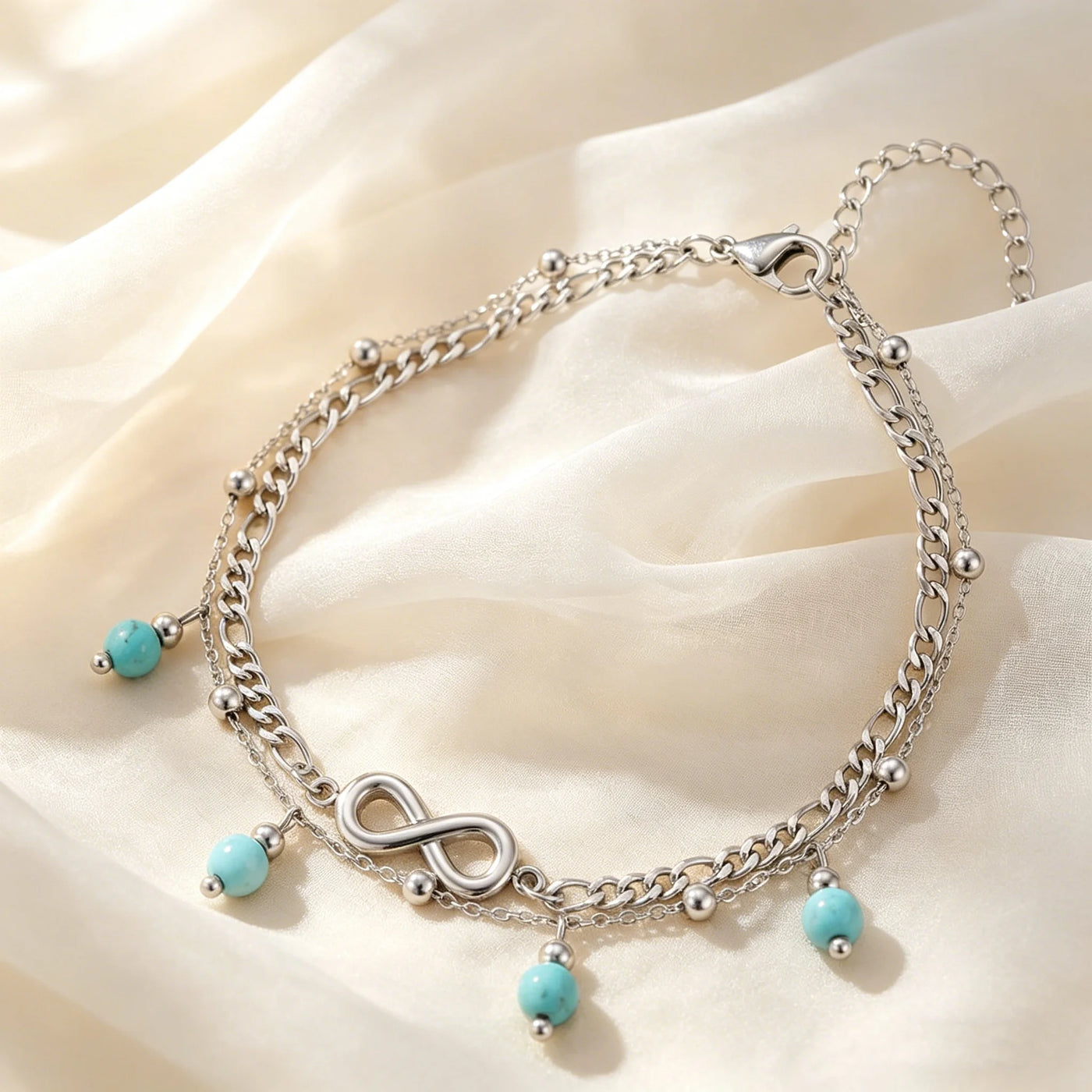 Helena Geometric Anklet