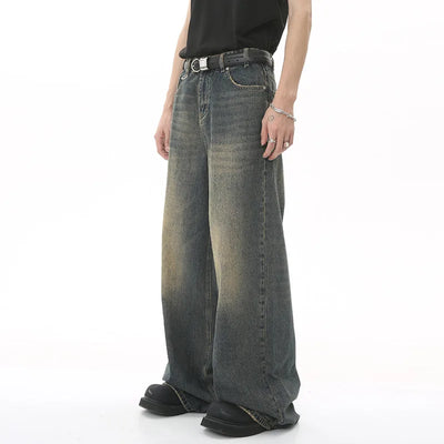 Eli Cotton Baggy Jeans - Men’s Light-Wash Summer Fit