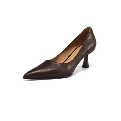 Giulia Genuine Leather Pumps