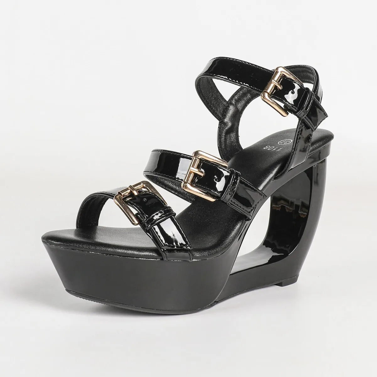 Bianca Triple Buckle Sandal