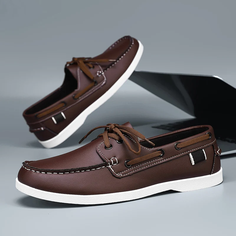 Liam Orthopedic Leather Moccasins