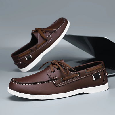 Liam Orthopedic Leather Moccasins