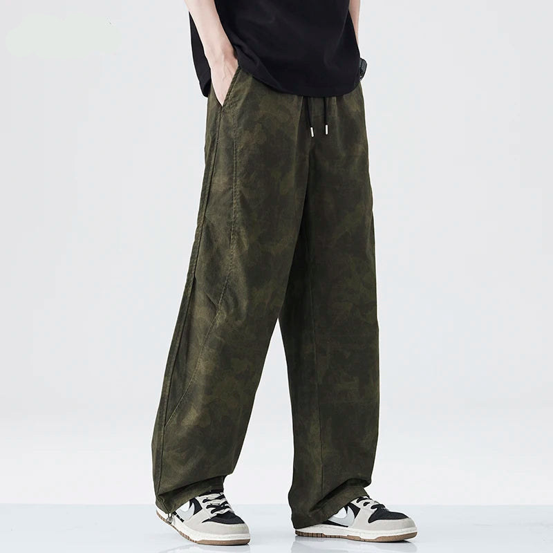 Luca Cotton Cropped Pants – Baggy Fit