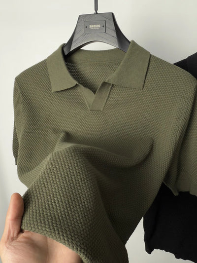 Liam Knit Cotton Polo