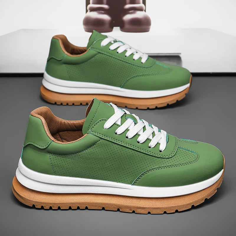 Jayden High-Top Leather Sneakers