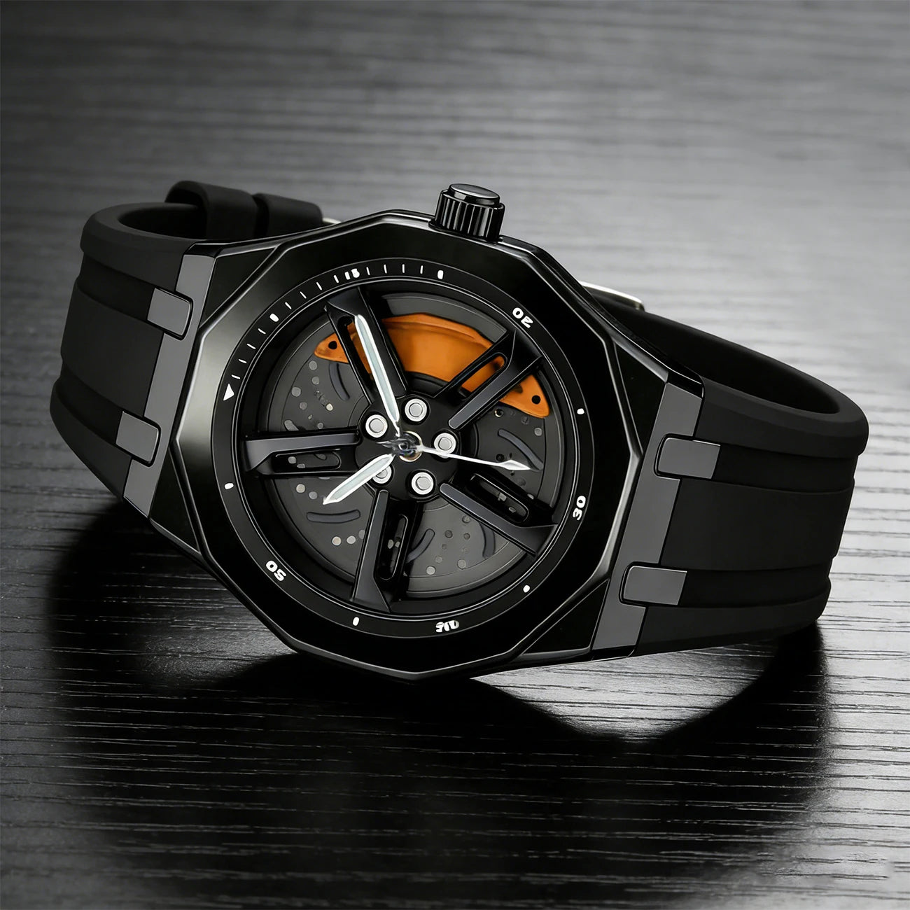 Veloce Wheel Dial Quartz Watch