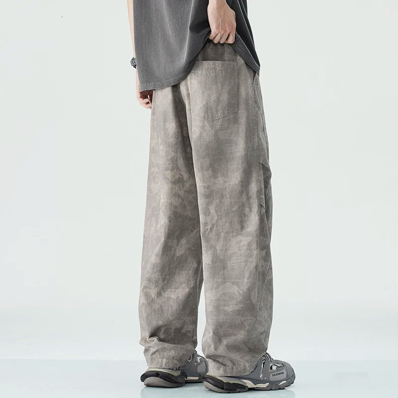 Luca Cotton Cropped Pants – Baggy Fit