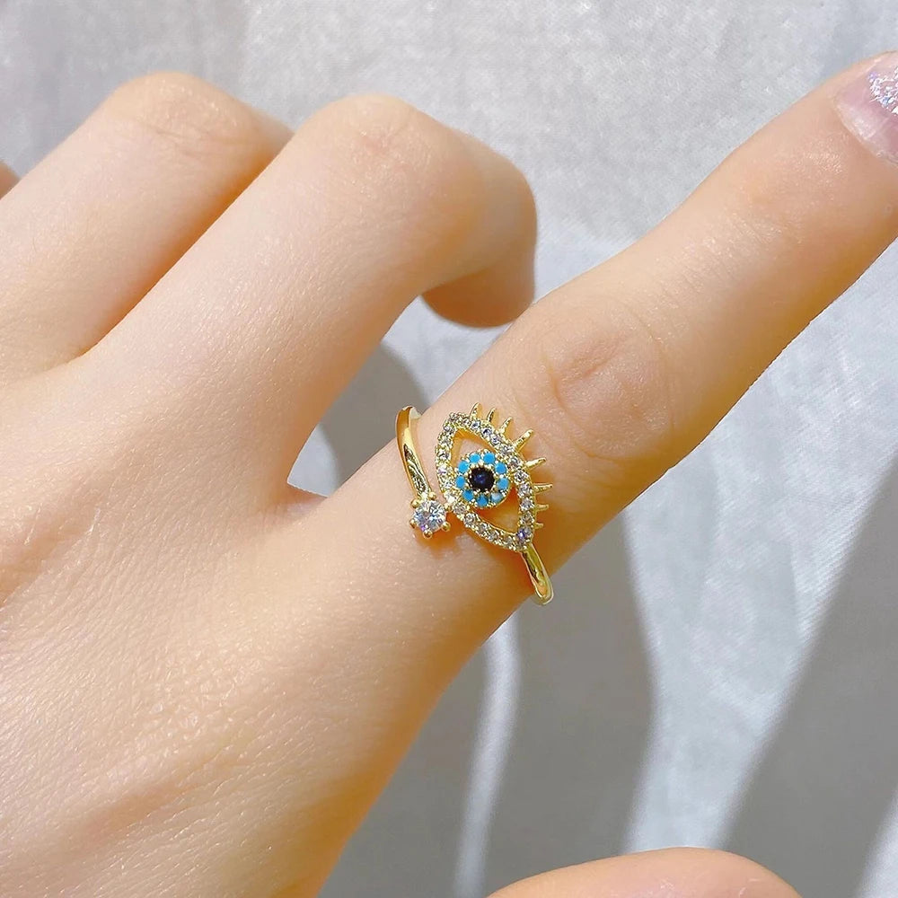 Aurelia Evil Eye Ring