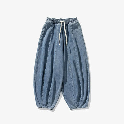 Kenji Cotton Baggy Lantern Pants – Men’s Japanese Streetwear Fit