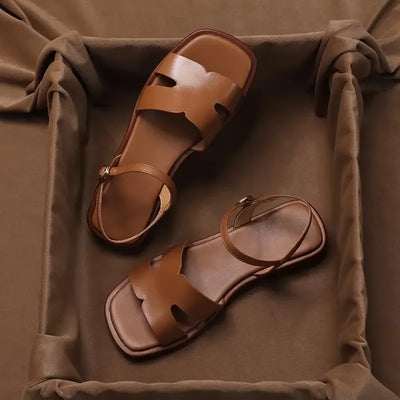 Elena Strap Sandals – Women’s Open-Toe Flat Slides