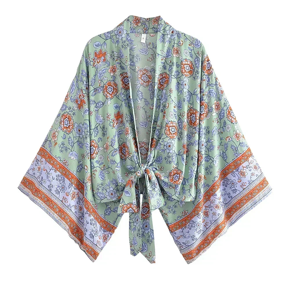 Floral Kimono Blouse