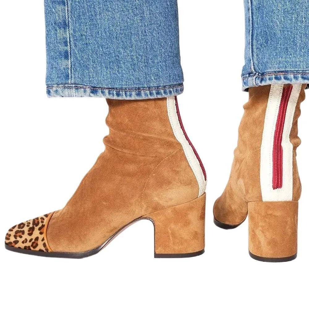 Vittoria Velvet Ankle Boots