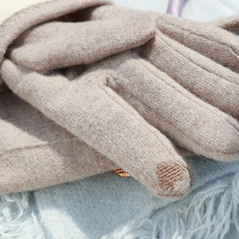 Erin Cashmere-Blend Touchscreen Gloves