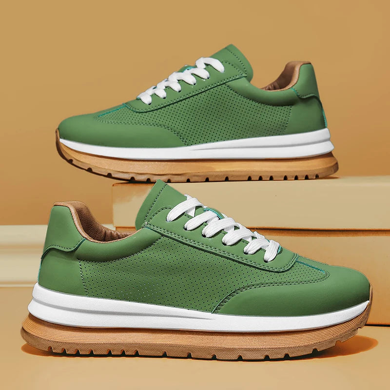 Jayden High-Top Leather Sneakers