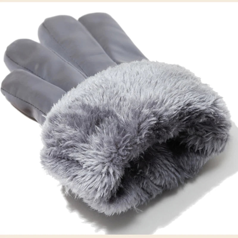 Cashmere Lining Touchscreen Gloves