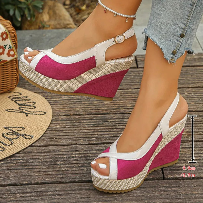 Elise Wedge Sandal