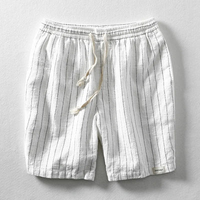 Theo Linen Shorts - Men's Relaxed Fit with Drawstring Waist