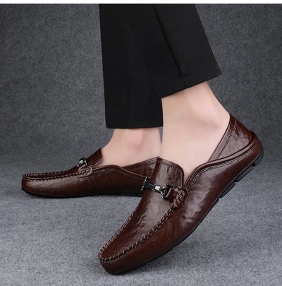 Eli Breathable Leather Loafers