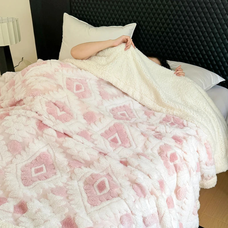 Elena Nordic Textured Blanket