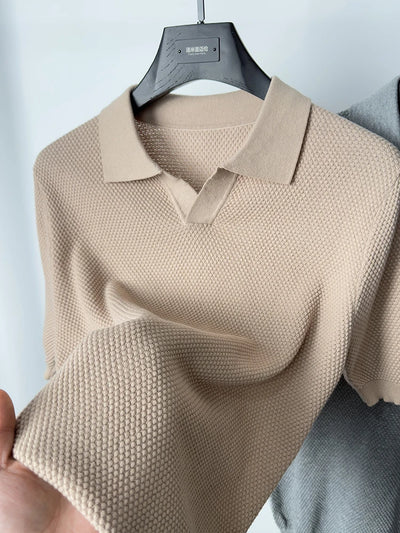 Liam Knit Cotton Polo