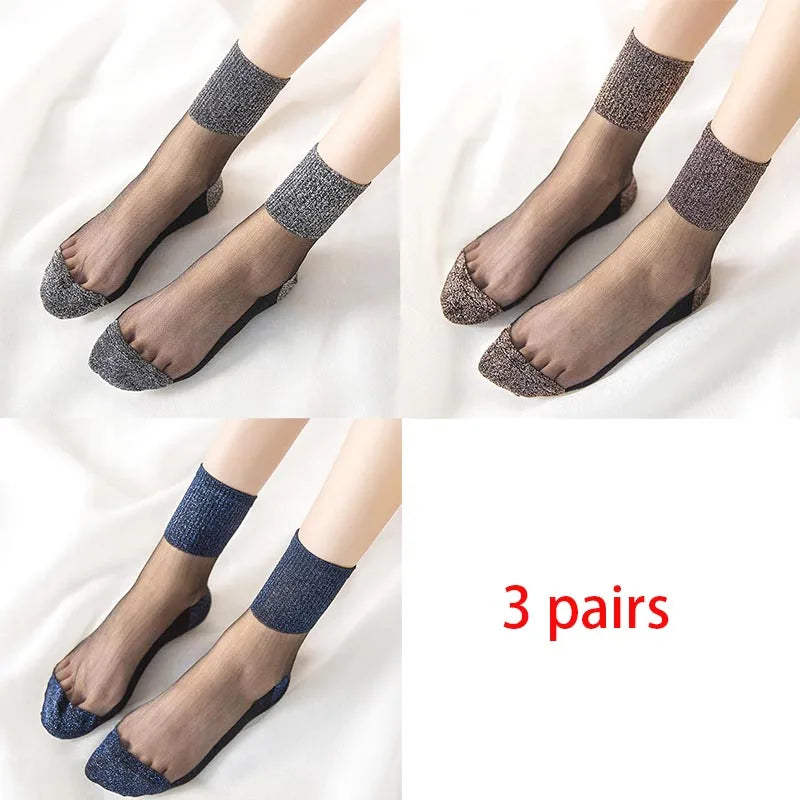 Sheer Spark Socks – Set of 3