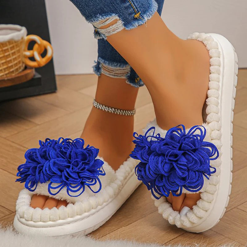 Fiore Plush Slides
