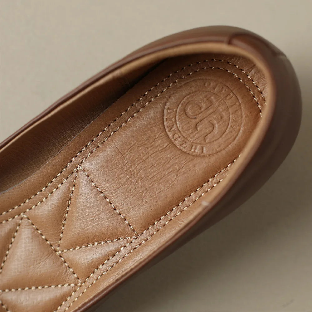 Dexie Square Toe Slip-on Sandals - Women's Heel Slip-Ons